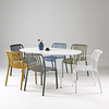 Wholesale Armless Stackable Colorful Plastic Dining Chairs For Home And Restaurant PP-653