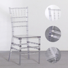 PC Acrylic Chiavari Chair in Transparent Crystal Smoke，Bamboo Shaped Chair for Wedding Event